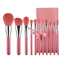 Load image into Gallery viewer, 12 PCs Light Blue Handle Makeup Brush Foundation Eye Shadow Brush