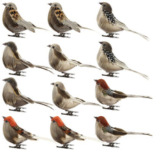Lade das Bild in den Galerie-Viewer, Artificial Flora 12pc/set Birds Artificial Feather Foam Doves Wedding Decor Venue Ornament