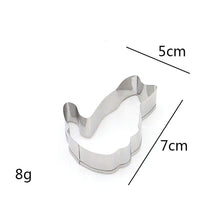 Load image into Gallery viewer, 3PCS Cake Pans & Molds Cat Shaped Aluminium Mold Sugarcraft Cake Cookies Pastry Baking Cutter Mould