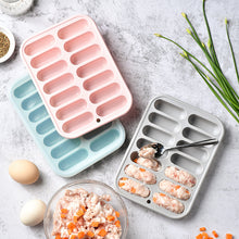 Lade das Bild in den Galerie-Viewer, 14 Square Shaped Italian Ice Tray Rectangular Bar Ice Maker Edible Silicon DIY Mold