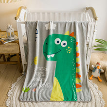 Lade das Bild in den Galerie-Viewer, Flannel Single Layer Children's Blanket Cartoon Flower Type Summer Air-Conditioning Nap Blanket