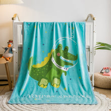 Lade das Bild in den Galerie-Viewer, Flannel Single Layer Children's Blanket Cartoon Flower Type Summer Air-Conditioning Nap Blanket