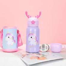 Lade das Bild in den Galerie-Viewer, Xmax Christmas Cup Gift Antlers Smart Children's Thermal Insulation Cartoon Cute Water