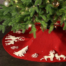 Load image into Gallery viewer, 3D Elk Christmas-Tree Skirt 36-Inch/92cm Christmas Venue Layout