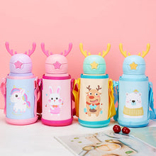 Lade das Bild in den Galerie-Viewer, Xmax Christmas Cup Gift Antlers Smart Children's Thermal Insulation Cartoon Cute Water