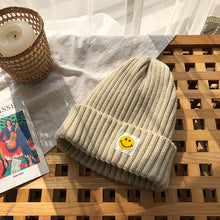 Lade das Bild in den Galerie-Viewer, Warm Winter Knit Beanie Hats Women Woolen Cap Korean Style Japanese Cute All-Match Unisex
