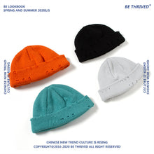 Lade das Bild in den Galerie-Viewer, Warm Winter Knit Beanie Hats Men 'S Clothing Korean Old Dark Style Asian Culture Unisex
