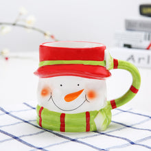 Lade das Bild in den Galerie-Viewer, Xmax Christmas Cup Gift plus Gift Ceramic Mark Creative 3D Animal Water