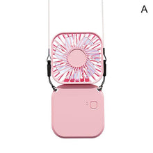 Load image into Gallery viewer, 3-in-1 Fan Hanging Neck Foldable Small Electric Fan Outdoor Handheld Sports 3-speed Portable Mi P9X7