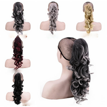 Load image into Gallery viewer, Women Wig Grip Ponytail Curly Hair Long Multi-Color W69