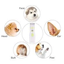 Lade das Bild in den Galerie-Viewer, 2 in 1 Pet Dog Cat Hair Trimmer Paw Nail Grinder Grooming Clippers Nail Cutter Hair Cutting Machine