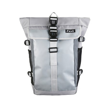 Load image into Gallery viewer, Backpack Curved Edge All-Match Waterproof Men's Korean-Style Casual Trendy Cool Large-Capacity Bucket Bag College Students Bag