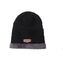 Lade das Bild in den Galerie-Viewer, Warm Winter Knit Beanie Hats Men's Cold-Proof Outdoor Cycling Earflaps Wool Woolen Cotton Women Unisex