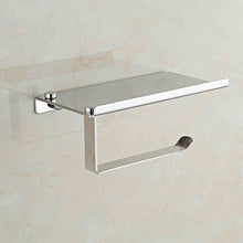 Lade das Bild in den Galerie-Viewer, 304 Stainless Steel Phone Holder Toilet Tissue Box Bathroom Engineering Roll Holder