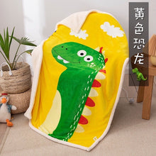 Lade das Bild in den Galerie-Viewer, Lambswool Children's Blanket Quilt Double Thick Flannel Nap Blanket Baby Cover Blanket