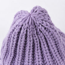Lade das Bild in den Galerie-Viewer, Warm Winter Knit Beanie Hats Women's Autumn and Winter New Coarse Yarn Solid Color Casual All-Matching Unisex