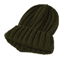 Lade das Bild in den Galerie-Viewer, Warm Winter Knit Beanie Hats Women's Autumn and Winter New Coarse Yarn Solid Color Casual All-Matching Unisex