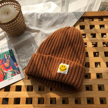 Lade das Bild in den Galerie-Viewer, Warm Winter Knit Beanie Hats Women Autumn and Winter Wool Ins Korean Style Cute Unisex