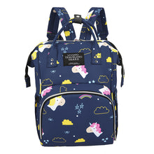 Lade das Bild in den Galerie-Viewer, Fashion Women Baby Diaper Bag Backpack Portable Multi-Functional Mom Backpack