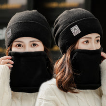 Lade das Bild in den Galerie-Viewer, Warm Winter Knit Beanie Hats Women's Autumn and Winter Fleece-Lined Thickened Earflaps Wool Warm Unisex