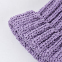 Lade das Bild in den Galerie-Viewer, Warm Winter Knit Beanie Hats Women's Autumn and Winter New Coarse Yarn Solid Color Casual All-Matching Unisex
