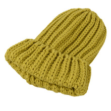 Lade das Bild in den Galerie-Viewer, Warm Winter Knit Beanie Hats Women's Autumn and Winter New Coarse Yarn Solid Color Casual All-Matching Unisex