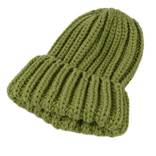 Lade das Bild in den Galerie-Viewer, Warm Winter Knit Beanie Hats Women's Autumn and Winter New Coarse Yarn Solid Color Casual All-Matching Unisex