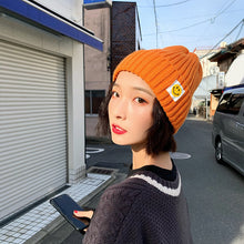 Lade das Bild in den Galerie-Viewer, Warm Winter Knit Beanie Hats Women Autumn and Winter Wool Ins Korean Style Cute Unisex