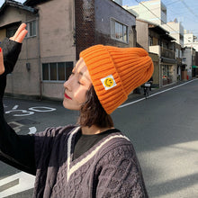 Lade das Bild in den Galerie-Viewer, Warm Winter Knit Beanie Hats Women Autumn and Winter Wool Ins Korean Style Cute Unisex