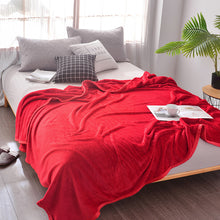 Lade das Bild in den Galerie-Viewer, Thickened Flannel Blanket Sable Fur Casual Blanket Thermal Bed Sheet Mink Fur Fabric Blanket