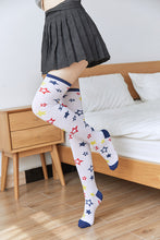 Lade das Bild in den Galerie-Viewer, 2x Halloween Xmas Christmas Gifts Decoration Christmas Stockings over the Knee Stockings Japanese Style Students