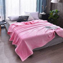 Lade das Bild in den Galerie-Viewer, Thickened Flannel Blanket Sable Fur Casual Blanket Thermal Bed Sheet Mink Fur Fabric Blanket