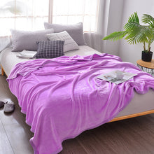 Lade das Bild in den Galerie-Viewer, Thickened Flannel Blanket Sable Fur Casual Blanket Thermal Bed Sheet Mink Fur Fabric Blanket