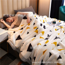 Load image into Gallery viewer, Gift Double Layer Warm Thickened Laschel Blanket Cover Blanket Winter Wedding Blanket