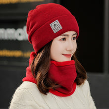 Lade das Bild in den Galerie-Viewer, Warm Winter Knit Beanie Hats Wool Fleece-Lined Women Ear Protection Korean Style Men Unisex
