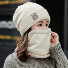 Lade das Bild in den Galerie-Viewer, Warm Winter Knit Beanie Hats Wool Fleece-Lined Women Ear Protection Korean Style Men Unisex