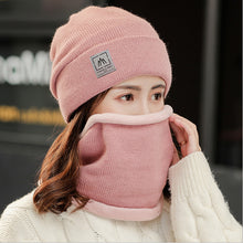 Lade das Bild in den Galerie-Viewer, Warm Winter Knit Beanie Hats Wool Fleece-Lined Women Ear Protection Korean Style Men Unisex