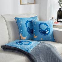 Lade das Bild in den Galerie-Viewer, Pillow Blanket Dual-Use Coral Fleece Blanket Office Sofas Car Afternoon Nap Pillow Pillow Enterprise Gift