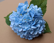 Load image into Gallery viewer, 3D Royal Grand Hydrangea Artificial Fake Flower Plants Home Decoration Wedding Bouquet