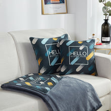 Lade das Bild in den Galerie-Viewer, Pillow Blanket Dual-Use Coral Fleece Blanket Office Sofas Car Afternoon Nap Pillow Pillow Enterprise Gift