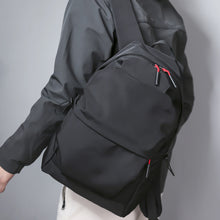 Lade das Bild in den Galerie-Viewer, Backpack Junior's Schoolbag Men's Pleated Solid Color Waterproof Women's Large Capacity Computer Bag