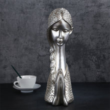 Lade das Bild in den Galerie-Viewer, 33cm Half-Length Girl Resin Craft Ornament for Living Room Home Decorations