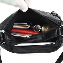 Lade das Bild in den Galerie-Viewer, Backpack Fashion Messenger Bag Shoulder Bag Lightweight Soft Pu Satchel Middle-Aged Mother Bag