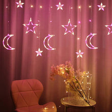 Lade das Bild in den Galerie-Viewer, 3.5M Twinkling Stars Christmas Fairy String Lights Window Decor Xmas Warm White