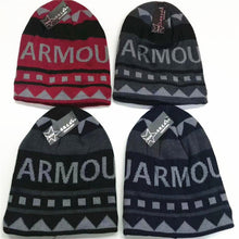 Lade das Bild in den Galerie-Viewer, Warm Winter Knit Beanie Hats Camouflage Woolen Cap Men Unisex
