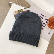 Load image into Gallery viewer, Warm Winter Knit Beanie Hats Solid Color Women Autumn and Winter Korean Ins All-Matching Thickened Warm Wool Winter Unisex