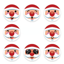 Load image into Gallery viewer, 2x500pcs Christmas Xmas Santa Claus Facial Makeup 2022 New Merry Christmas Sticker Gift Label tape