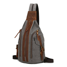 Lade das Bild in den Galerie-Viewer, Backpack Vintage Canvas Multi-Functional Men shoulder bag