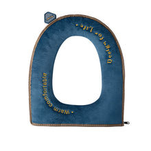 Load image into Gallery viewer, 3pcs Toilet Seat Cover Pads Velvet Warm Thicker Household Waterproof Zipper