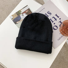 Load image into Gallery viewer, Warm Winter Knit Beanie Hats Solid Color Women Autumn and Winter Korean Ins All-Matching Thickened Warm Wool Winter Unisex